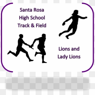 Lion And Lady Lion Track And Field - Trackand Field Clip Arts, HD Png Download