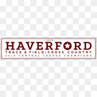 Haverford High School Cross Country And Track And Field - Rockwell Font, HD Png Download