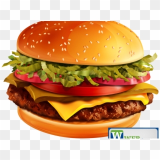 Add To Cart Button Clipart Burger King - عکس با کیفیت همبرگر, HD Png Download