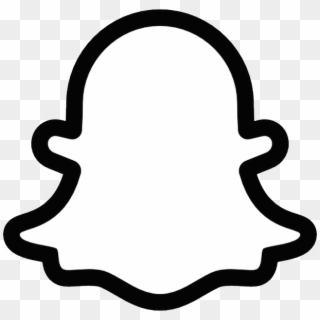 Snapchat Logo Png - Snapchat Icon White Png, Transparent Png