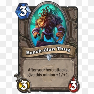 Hench-clan Thug - Un Goro Priest Cards, HD Png Download