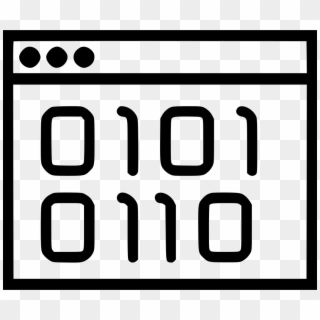 Browser Data Binary Code Comments - Programming Language Icon, HD Png Download