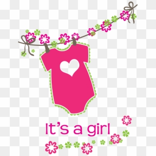 Http - //cdn - Top4top - Co/p 16jlu61 Baby Girl Announcement - Transparent Baby Shower Png, Png Download