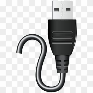 Usb Connector Png Clipart - Data Transfer Cable, Transparent Png