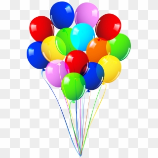 Ballons Clipart Balloon Bunch - Happy Birthday Balloons Png, Transparent Png