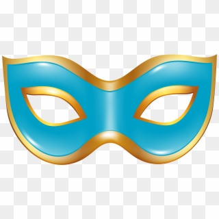 Free Png Download Carnival Mask Blue Transparent Clipart - Masc Png, Png Download