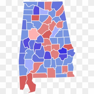 Alabama Senate Election Results By County, 1980 - 2018 Election Results Alabama, HD Png Download