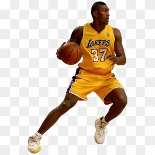 Svg Library Download Los Angeles Lakers Nba Derrick - Basketball Players Png, Transparent Png