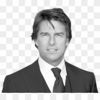 Tom Cruise Png - Mission Impossible Tom Cruise Black And White, Transparent Png