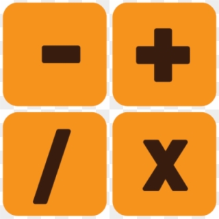 Maths Symbols Orange, HD Png Download