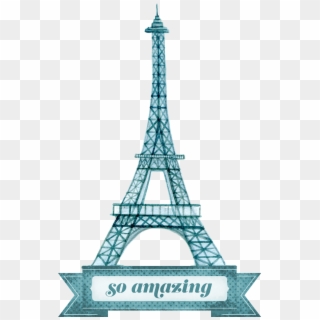 Ladybug Con La Torre Eiffel Clipart , Png Download - Lets Run Away