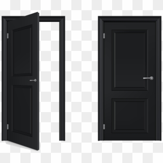 Open And Closed Door Clipart, HD Png Download