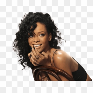 Rihanna Chair Face - Pretty Girl Wide Nose, HD Png Download