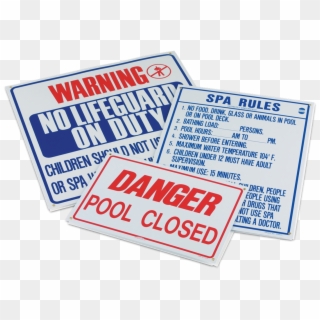 Pool And Spa Signs, HD Png Download