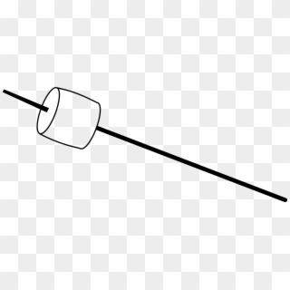 This Free Icons Png Design Of Marshmallow On Stick, Transparent Png