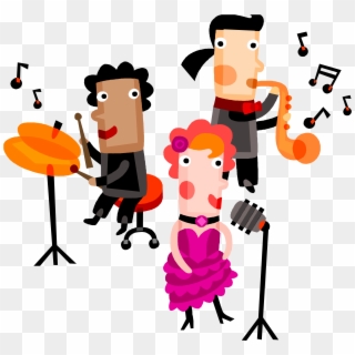 Singing Clipart Group Singer - Musical Performance Clip Art, HD Png Download