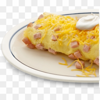 Omelets - Ham Cheese Onion Omelette, HD Png Download