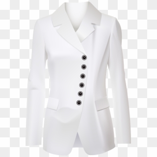 Female White Jacket Png Clipart - White Blazer Png, Transparent Png