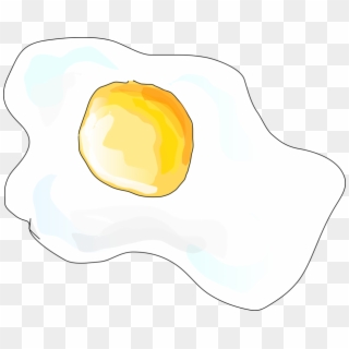 Fried Egg Omelette Frying Breakfast - Fried Egg Clipart, HD Png Download