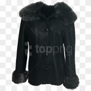 Free Png Fur Lined Leather Jacket Png - Fur Clothing, Transparent Png