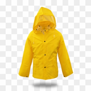 Lined Pvc Rain Jacket - Yellow Rain Jacket Png, Transparent Png