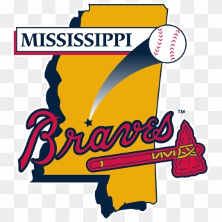 The Logo Of The Mississippi Braves Is Heavily Based - Atlanta Braves, HD Png Download