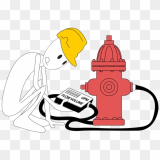 Hydrant Testing - Cartoon, HD Png Download