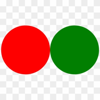 Circle Clipart Green Circle - 緑 と 赤 色, HD Png Download