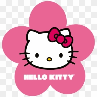 Logo Hk Fleur-01 V=1537791149 - Hello Kitty In Color, HD Png Download