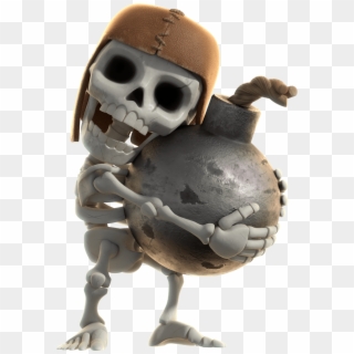 Clash Of Clans Skeleton Holding Bomb - Clash Of Clans Wall Breaker, HD Png Download