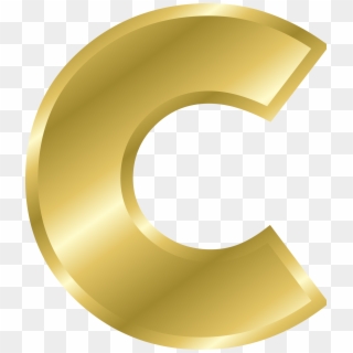 Effect Letters Alphabet Gold - Letter C Color Gold, HD Png Download