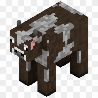 Minecraft Cow Png, Transparent Png