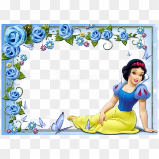 Free Png Cute Kids Princess Snow White Transparent - Snow White Border Png, Png Download