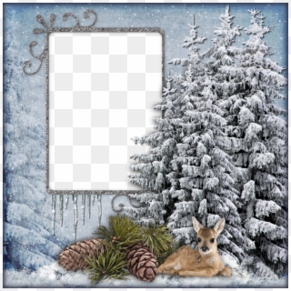 Cadre Png Hiver, Neige - Snow, Transparent Png
