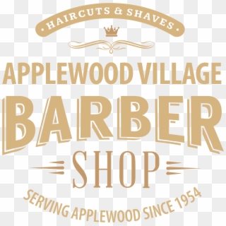 Applewood Village Barbershop Logo - Poster, HD Png Download