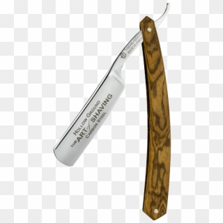Bocote Wood Hollow-ground Straight Razor From The Art - Gold Star 531 Straight Razor, HD Png Download