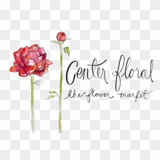 Center Floral, Llc - Florist Logo Transparent, HD Png Download
