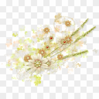 Spring, Summer, Flowers, Greens, Butterfly, Nature - Spring Flowers Transparent Background, HD Png Download