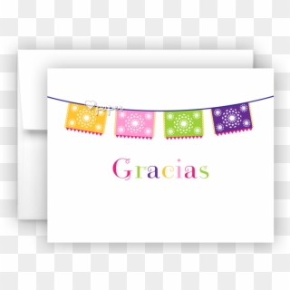 Fiesta Banner Thank You Cards Note Card Stationery - Mexican Themed Party Invitations Free, HD Png Download