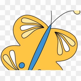 Trapped Clipart Yellow Butterfly, HD Png Download