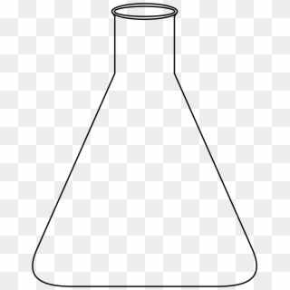 Science Clipart Flask - Erlenmeyerkolben Png, Transparent Png