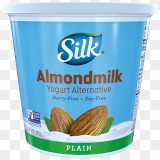 Silk Plain Almond Dairy-free Yogurt Alternative 24 - Silk Plain Almond Milk Yogurt, HD Png Download