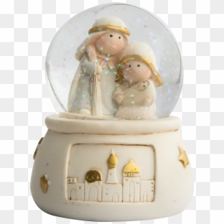 Children's Nativity Snow Globe Mary Holding Baby Jesus, - Figurine, HD Png Download