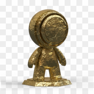 Goldleafss3 - Bronze Sculpture, HD Png Download