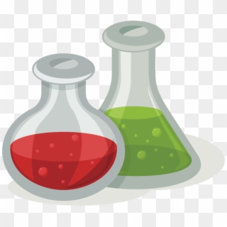 Laboratory Flasks Erlenmeyer Flask Chemistry Experiment - Chemical Flasks, HD Png Download