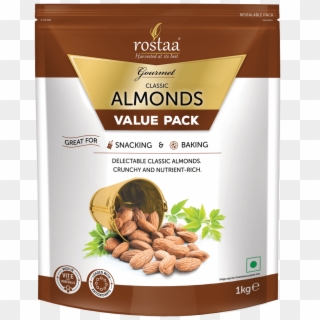 Text - Rostaa Almonds, HD Png Download