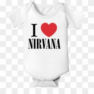 Nirvana Onesie Baby Creeper Love - Nirvana In Utero, HD Png Download