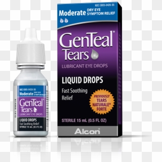 Genteal® Tearsmoderate Liquid Drops - Cosmetics, HD Png Download