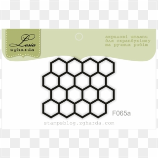 {f065a} Stamp Small Hexagons Reverse - Graphene Oxide No Background, HD Png Download