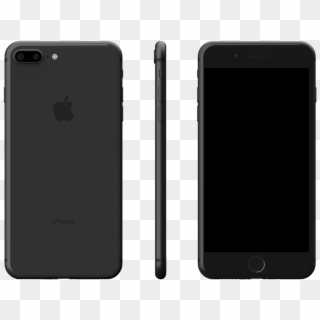 Iphone 8 Plus Full Back Skin Space Gray - Iphone, HD Png Download